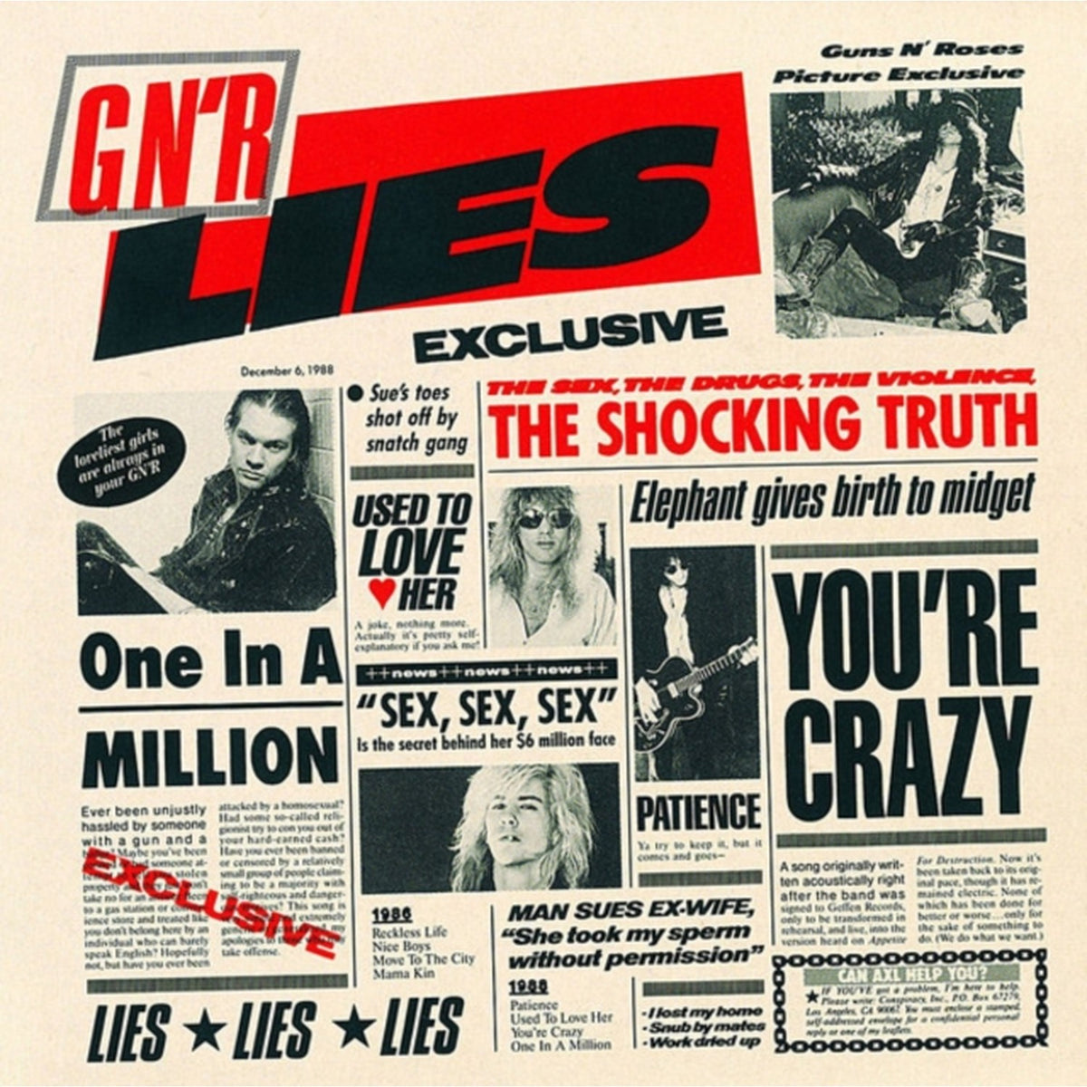 G N' R Lies (Lies / Live Like A Suicide)