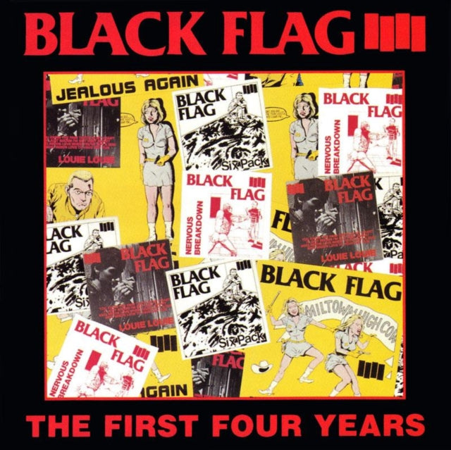 Product Image : This LP Vinyl is brand new.<br>Format: LP Vinyl<br>Music Style: Hardcore<br>This item's title is: First Four Years<br>Artist: Black Flag<br>Label: SST Records<br>Barcode: 018861002118<br>Release Date: 1/1/1988