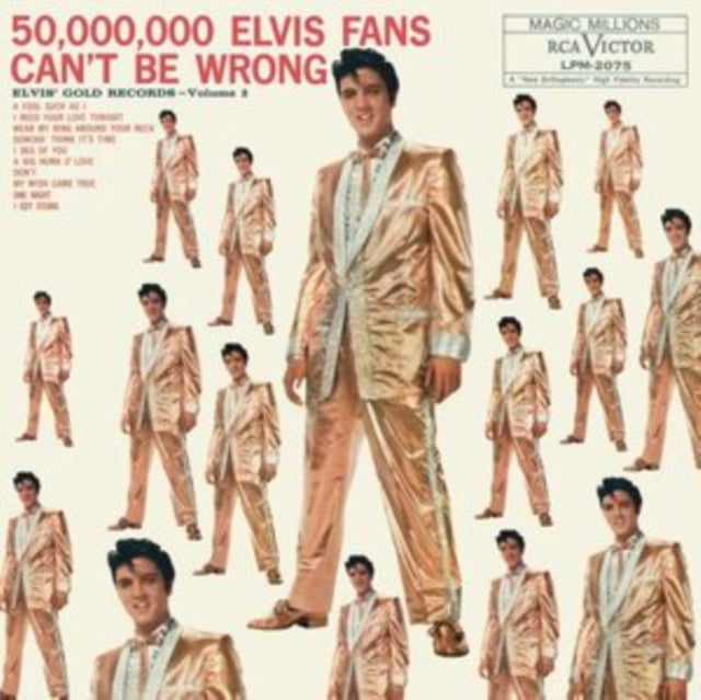 50,000,000 Elvis Fans Can't Be Wrong: Elvis' Gold Records, Volume 2 (140G/Dl Insert)