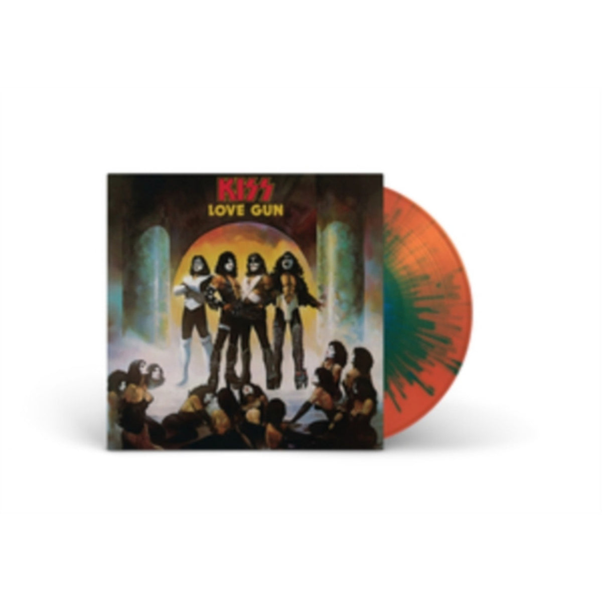 Love Gun (Tangerine With Aqua Splatter LP Vinyl)