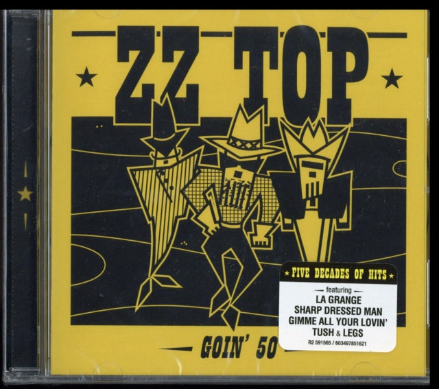 This CD is brand new.Format: CDMusic Style: Classic RockThis item's title is: Goin' 50Artist: Zz TopLabel: RHINO/WARNER BROS.Barcode: 603497851621Release Date: 6/14/2019