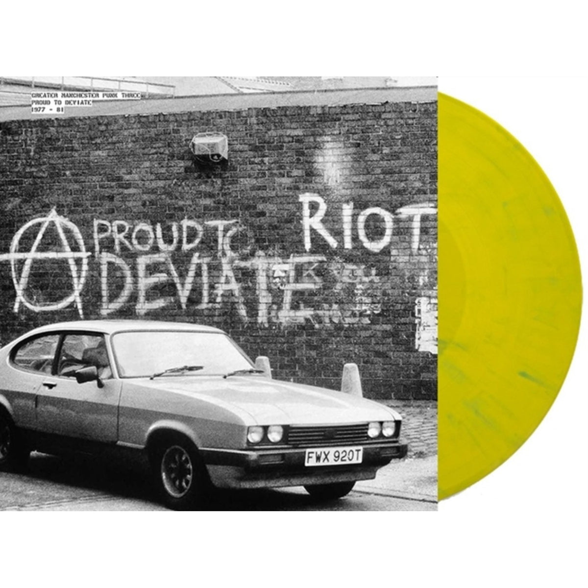 Greater Manchester Punk Vol 3 (Proud To Deviate) (2LP/Yellow Vinyl)