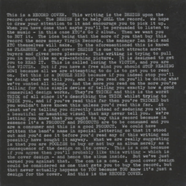 This CD is brand new.Format: CDMusic Style: Alternative RockThis item's title is: Go 2Artist: XtcLabel: Ape HouseBarcode: 633367781222Release Date: 5/22/2006