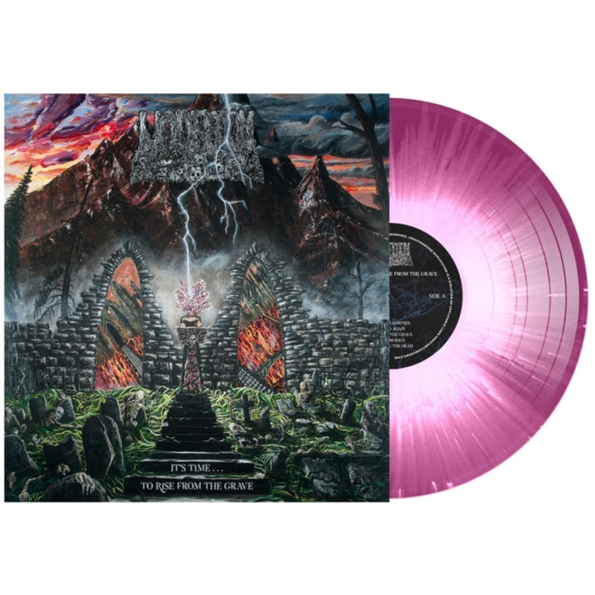 It's Time...To Rise From The Grave (Translucent Purple W/ White Splatter LP Vinyl)