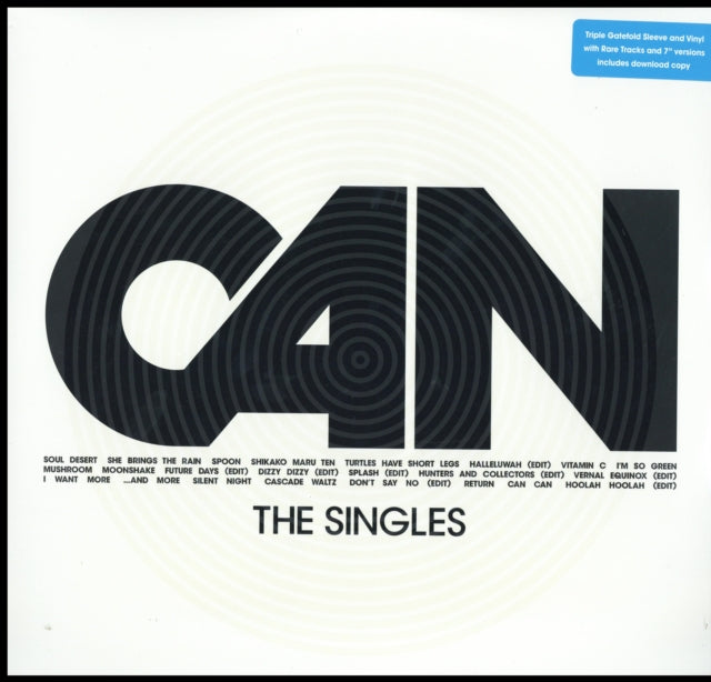 Product Image : This LP Vinyl is brand new.<br>Format: LP Vinyl<br>Music Style: Krautrock<br>This item's title is: Singles<br>Artist: Can<br>Label: Spoon Records<br>Barcode: 724596968215<br>Release Date: 6/16/2017