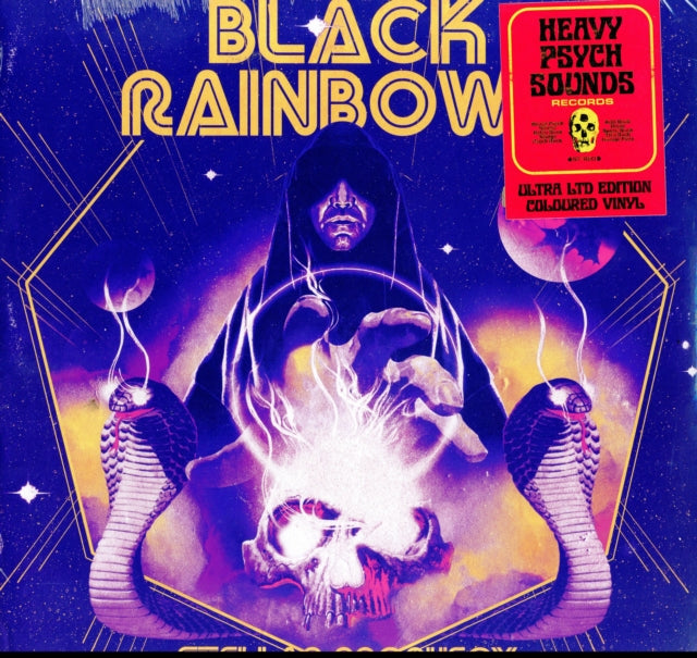 Product Image : This LP Vinyl is brand new.<br>Format: LP Vinyl<br>Music Style: Psychedelic Rock<br>This item's title is: Stellar Prophecy (Red Background Splatter)<br>Artist: Black Rainbows<br>Label: Heavy Psych Sounds<br>Barcode: 736530999292<br>Release Date: 8/30/2019