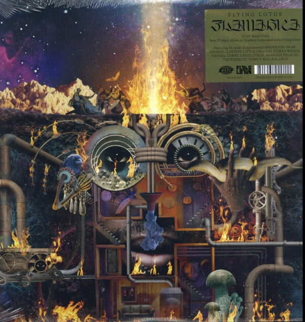 This LP Vinyl is brand new.Format: LP VinylMusic Style: J-popThis item's title is: Flamagra (2LP/Dl Card)Artist: Flying LotusLabel: WARP RECORDSBarcode: 801061029111Release Date: 5/24/2019