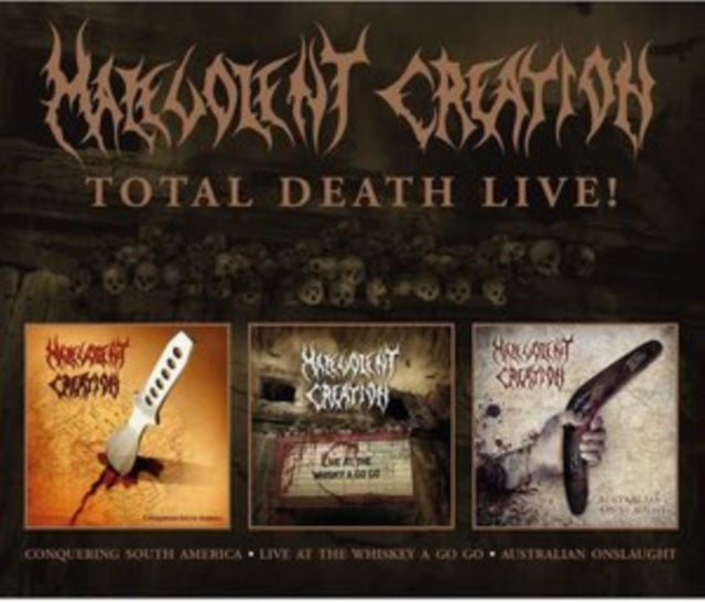 This CD is brand new.Format: CDMusic Style: Death MetalThis item's title is: Total Live Death!Artist: Malevolent CreationBarcode: 803341548435Release Date: 9/24/2021