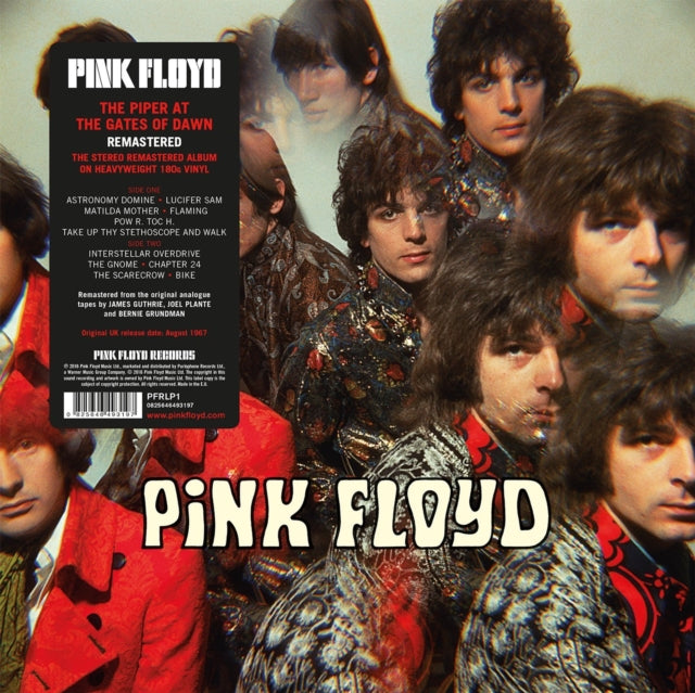 Product Image : This LP Vinyl is brand new.<br>Format: LP Vinyl<br>Music Style: Psychedelic Rock<br>This item's title is: Piper At The Gates Of Dawn - Remastered<br>Artist: Pink Floyd<br>Label: Columbia<br>Barcode: 825646493197<br>Release Date: 6/3/2016