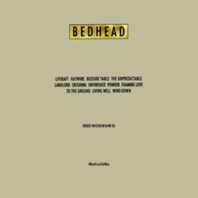 This LP Vinyl is brand new.Format: LP VinylMusic Style: Indie RockThis item's title is: Whatfunlifewas (Pink LP Vinyl)Artist: BedheadLabel: Numero GroupBarcode: 825764623995Release Date: 11/11/2014