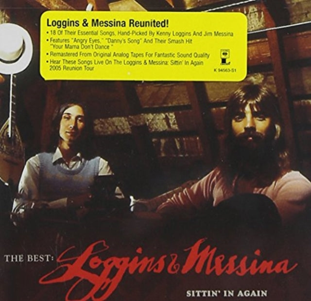 Product Image : This CD is brand new.<br>Format: CD<br>Music Style: Country Rock<br>This item's title is: Best: Loggins & Messina: Sittin In Again<br>Artist: Loggins & Messina<br>Label: Columbia<br>Barcode: 827969456323<br>Release Date: 5/24/2005