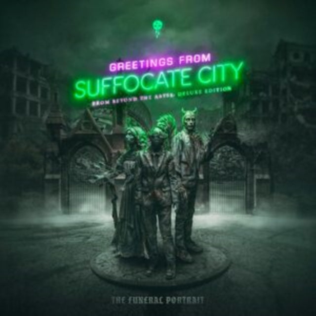This LP Vinyl is brand new.Format: LP VinylThis item's title is: Greetings From Suffocate City (Purple/Green LP Vinyl/Deluxe)Artist: Funeral PortraitLabel: Better Noise MusicBarcode: 846070095511Release Date: 6/27/2025