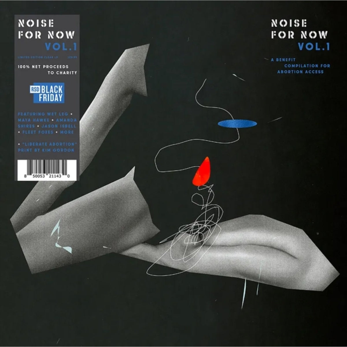 Noise For Now: Volume 1 (Clear LP Vinyl W/ Kim Gordon Deigned Litho)