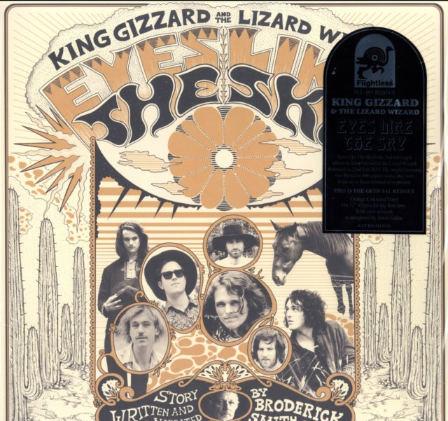 Product Image : This LP Vinyl is brand new.<br>Format: LP Vinyl<br>Music Style: Spoken Word<br>This item's title is: Eyes Likes The Sky (Peach LP Vinyl)<br>Artist: King Gizzard & The Lizard Wizard<br>Label: Flightless<br>Barcode: 880882339418<br>Release Date: 11/2/2018
