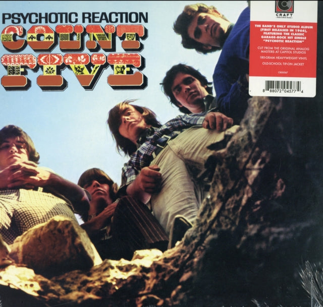 This LP Vinyl is brand new.Format: LP VinylMusic Style: Psychedelic RockThis item's title is: Psychotic Reaction (LP)Artist: Count FiveLabel: CRAFT RECORDINGSBarcode: 888072045774Release Date: 3/30/2018