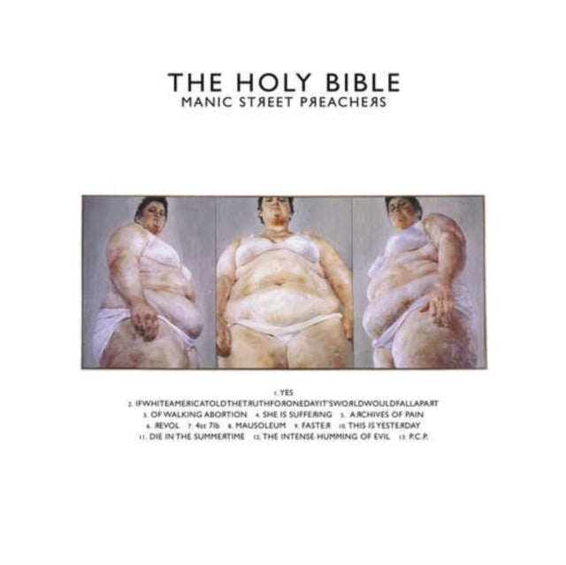 This LP Vinyl is brand new.Format: LP VinylMusic Style: Alternative RockThis item's title is: Holy Bible (180G)Artist: Manic Street PreachersLabel: LEGACYBarcode: 888751406612Release Date: 12/18/2015