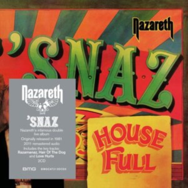 This CD is brand new.Format: CDMusic Style: Hard RockThis item's title is: SnazArtist: NazarethLabel: BMGBarcode: 4050538802788Release Date: 7/22/2022