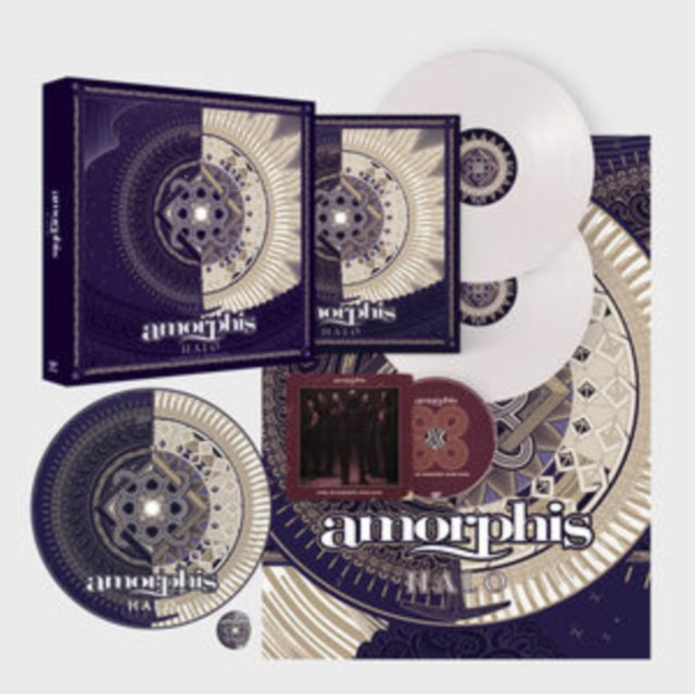 This LP Vinyl is brand new.Format: LP VinylMusic Style: Progressive MetalThis item's title is: Halo (Deluxe/Boxset/White LP Vinyl/CD/Slip Mat/PosterArtist: AmorphisLabel: LLC AFFILIATE RECORDSBarcode: 4251981700731Release Date: 3/11/2022