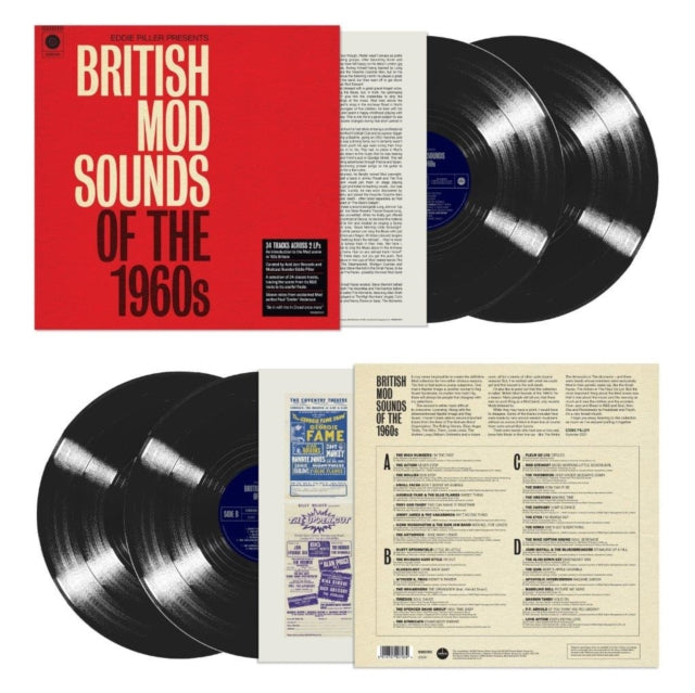 This LP Vinyl is brand new.Format: LP VinylMusic Style: PsychedelicThis item's title is: Eddie Piller Presents - British Mod Sounds Of The 1960S (140G/2LP)Artist: Various ArtistsLabel: DEMON RECORDSBarcode: 5014797907034Release Date: 2/4/2022