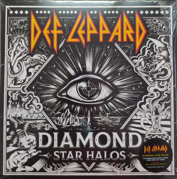 This LP Vinyl is brand new.Format: LP VinylMusic Style: GlamThis item's title is: Diamond Star Halos (Clear Vinyl/2LP)Artist: Def LeppardLabel: MercuryBarcode: 602438945160Release Date: 5/27/2022