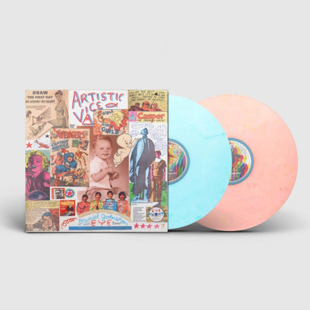 This LP Vinyl is brand new.Format: LP VinylMusic Style: Alternative RockThis item's title is: Artistic Vice (Light Blue/Peach Swirl Vinyl/2LP)Artist: Daniel JohnstonLabel: Eternal Yip Eye MusicBarcode: 013189292319Release Date: 10/18/2024