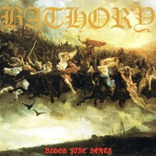 This CD is brand new.Format: CDMusic Style: Black MetalThis item's title is: Blood Fire DeathArtist: BathoryLabel: KrazeBarcode: 032751106328Release Date: 7/30/1997
