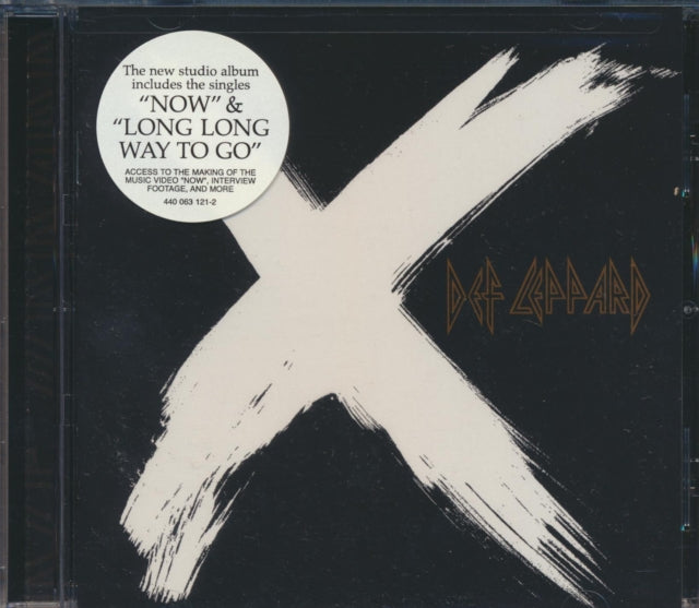 Product Image : This CD is brand new.<br>Format: CD<br>Music Style: Acoustic<br>This item's title is: X<br>Artist: Def Leppard<br>Label: ISLAND<br>Barcode: 044006312125<br>Release Date: 7/30/2002