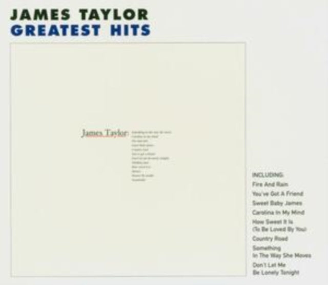 This CD is brand new.Format: CDMusic Style: Blues RockThis item's title is: Greatest HitsArtist: James TaylorLabel: WARNER BROSBarcode: 075992733625Release Date: 9/24/2005