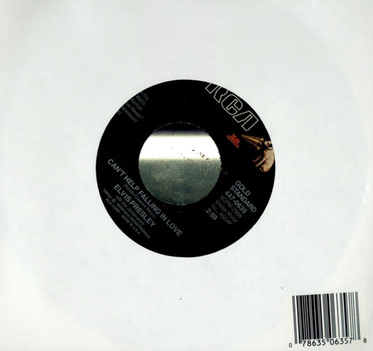 This 7 Inch Vinyl is brand new.Format: 7 Inch VinylMusic Style: BalladThis item's title is: Can't Help Falling InArtist: Elvis PresleyLabel: RCABarcode: 078635063578Release Date: 1/1/1968