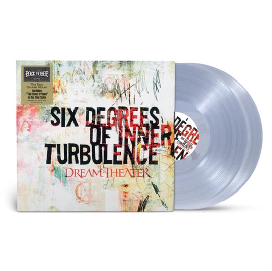 This LP Vinyl is brand new.Format: LP VinylMusic Style: Progressive MetalThis item's title is: Six Degrees Of Inner Turbulence (2LP/Clear Vinyl) (Rocktober)Artist: Dream TheaterLabel: ElektraBarcode: 081227810696Release Date: 10/24/2025