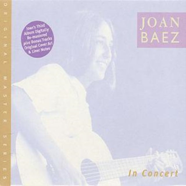 This CD is brand new.Format: CDMusic Style: Folk RockThis item's title is: Joan Baez In ConcertArtist: Joan BaezBarcode: 090204986415Release Date: 5/27/2002