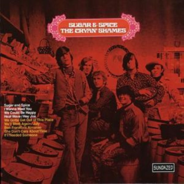 This CD is brand new.Format: CDMusic Style: Garage RockThis item's title is: Sugar & SpiceArtist: Cryan ShamesLabel:  INC. SUNDAZED MUSICBarcode: 090771618627Release Date: 4/1/2017