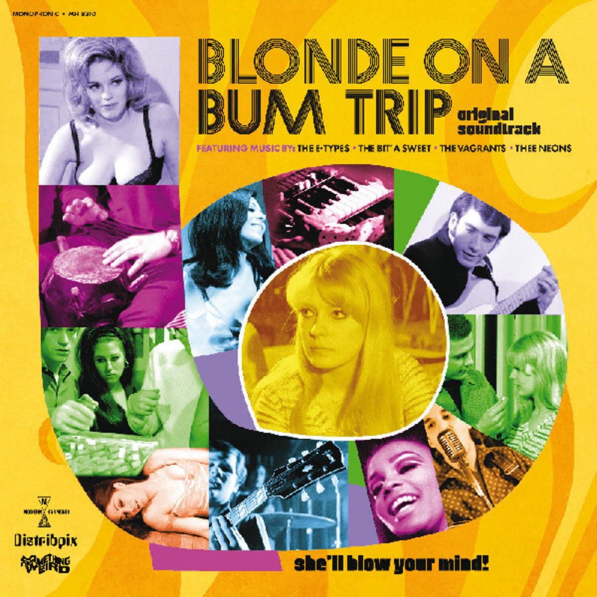 Blonde On A Bum Trip Original Soundtrack (Clear With Orange Swirl LP Vinyl)