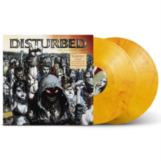 This LP Vinyl is brand new.Format: LP VinylMusic Style: Heavy MetalThis item's title is: Ten Thousand Fists (2LP/Yellow Flame Vinyl)Artist: DisturbedLabel: Reprise RecordsBarcode: 093624830801Release Date: 9/19/2025