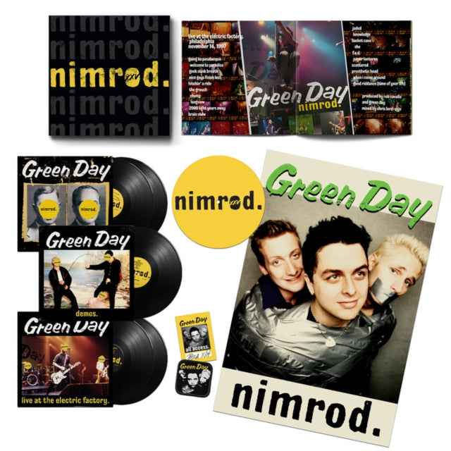 This LP Vinyl is brand new.Format: LP VinylMusic Style: Pop RockThis item's title is: Nimrod (25Th Anniversary/5LP)Artist: Green DayLabel: REPRISEBarcode: 093624873006Release Date: 1/27/2023