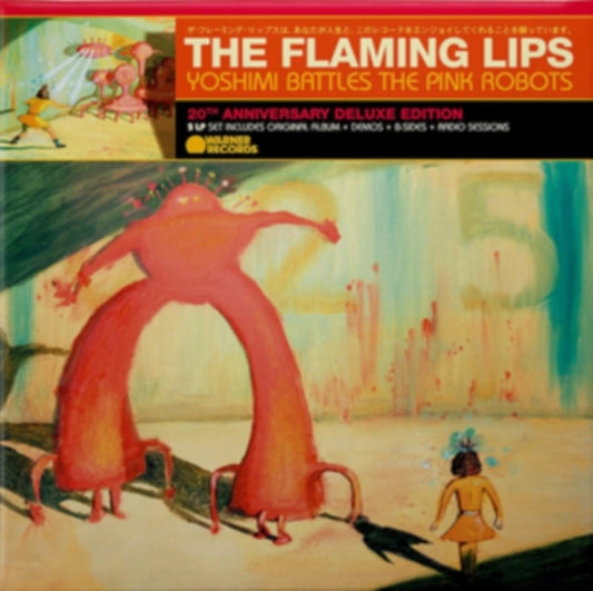 This LP Vinyl is brand new.Format: LP VinylMusic Style: Alternative RockThis item's title is: Yoshimi Battles The Pink Robots (20Th Anniversary/Super Deluxe Edition 5 LPs)Artist: Flaming LipsLabel: WARNER RECORDSBarcode: 093624873051Release Date: 4/14/2023