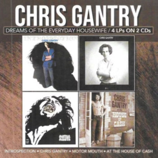 This CD is brand new.Format: CDMusic Style: Country RockThis item's title is: Dreams Of The Everyday Housewife-4 LPs On 2 CDs (2CD)Artist: Chris GantryLabel: Choice CollectionBarcode: 097037065362Release Date: 8/2/2024