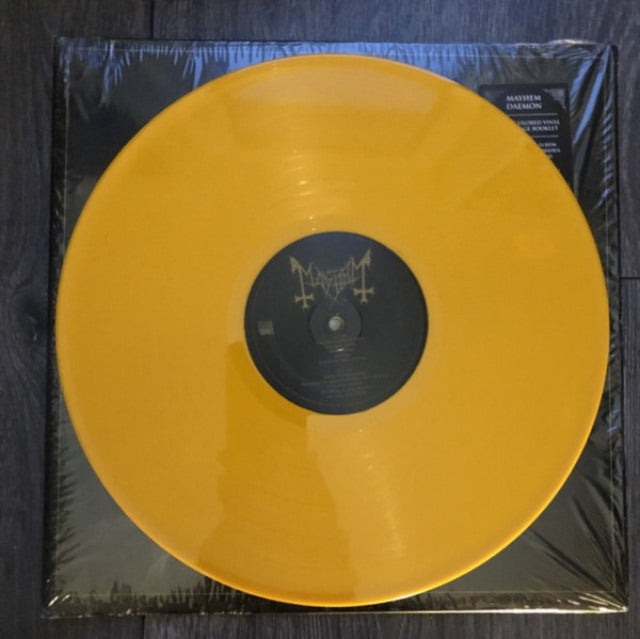 This LP Vinyl is brand new.Format: LP VinylMusic Style: Black MetalThis item's title is: Daemon (180G/Yellow LP Vinyl) (I)Artist: MayhemLabel: Century MediaBarcode: 190759907313Release Date: 11/15/2019