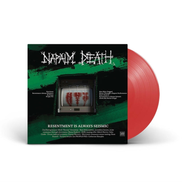 This LP Vinyl is brand new.Format: LP VinylMusic Style: GrindcoreThis item's title is: Resentment Is Always Seismic - A Final Throw Of Throes (Transparent Red LP Vinyl)Artist: Napalm DeathLabel: CENTURY MEDIABarcode: 194399543412Release Date: 2/25/2022