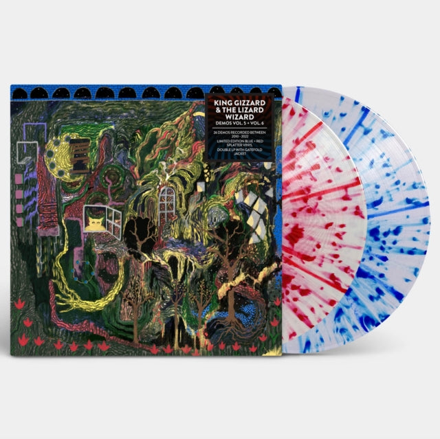 This LP Vinyl is brand new.Format: LP VinylMusic Style: Alternative RockThis item's title is: Demos Vol. 5 + Vol. 6 (2LP/Red & Blue Splatter Vinyl)Artist: King Gizzard & The Lizard WizardLabel: The Reverberation Appreciation SocietyBarcode: 197189876721Release Date: 1/19/2024