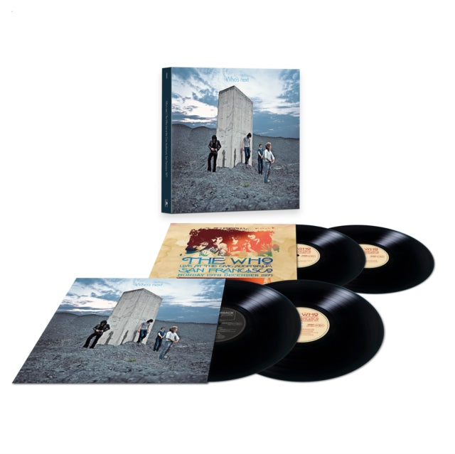 This LP Vinyl is brand new.Format: LP VinylMusic Style: Pop RockThis item's title is: Who's Next/San Francisco 1971 (4LP)Artist: WhoLabel: Track RecordBarcode: 602435858531Release Date: 9/15/2023