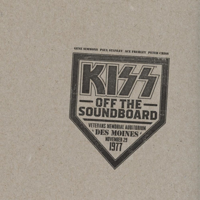 This CD is brand new.Format: CDMusic Style: Hard RockThis item's title is: Kiss Off The Soundboard: Live In Des MoinesArtist: KissLabel: UMEBarcode: 602445825646Release Date: 9/9/2022