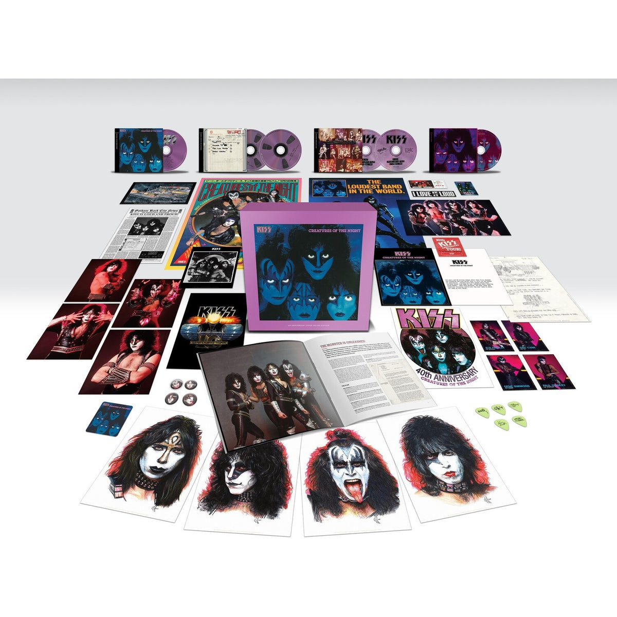 Creatures Of The Night (40Th Anniversary) (Super Deluxe/5CD/Blu-Ray)