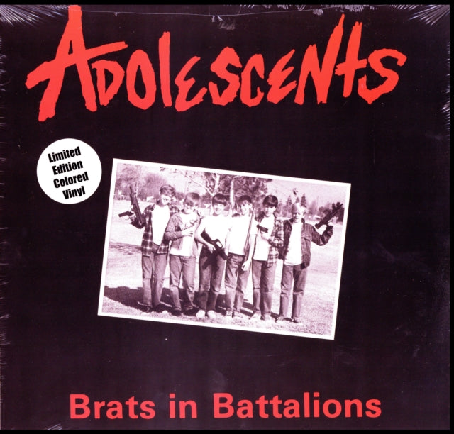 This LP Vinyl is brand new.Format: LP VinylMusic Style: HardcoreThis item's title is: Brats In Battalions (Red LP Vinyl)Artist: AdolescentsLabel: Triple X RecordsBarcode: 614254000916Release Date: 1/1/2007