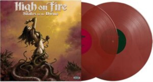 Product Image : This LP Vinyl is brand new.<br>Format: LP Vinyl<br>Music Style: Stoner Rock<br>This item's title is: Snakes For The Divine (Translucent Ruby LP Vinyl)<br>Artist: High On Fire<br>Label: eOne<br>Barcode: 634164648718<br>Release Date: 1/14/2022
