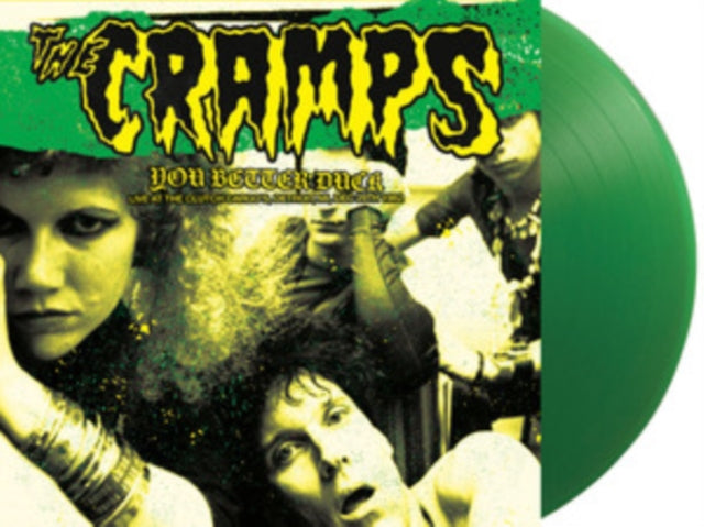 This LP Vinyl is brand new.Format: LP VinylMusic Style: PunkThis item's title is: You Better Duck: Live At The Clutch Cargo's, Detroit, Mi, Dec 29Th 1982 (Green LP Vinyl)Artist: CrampsLabel: Dear Boss.Barcode: 637913120640Release Date: 11/24/2023