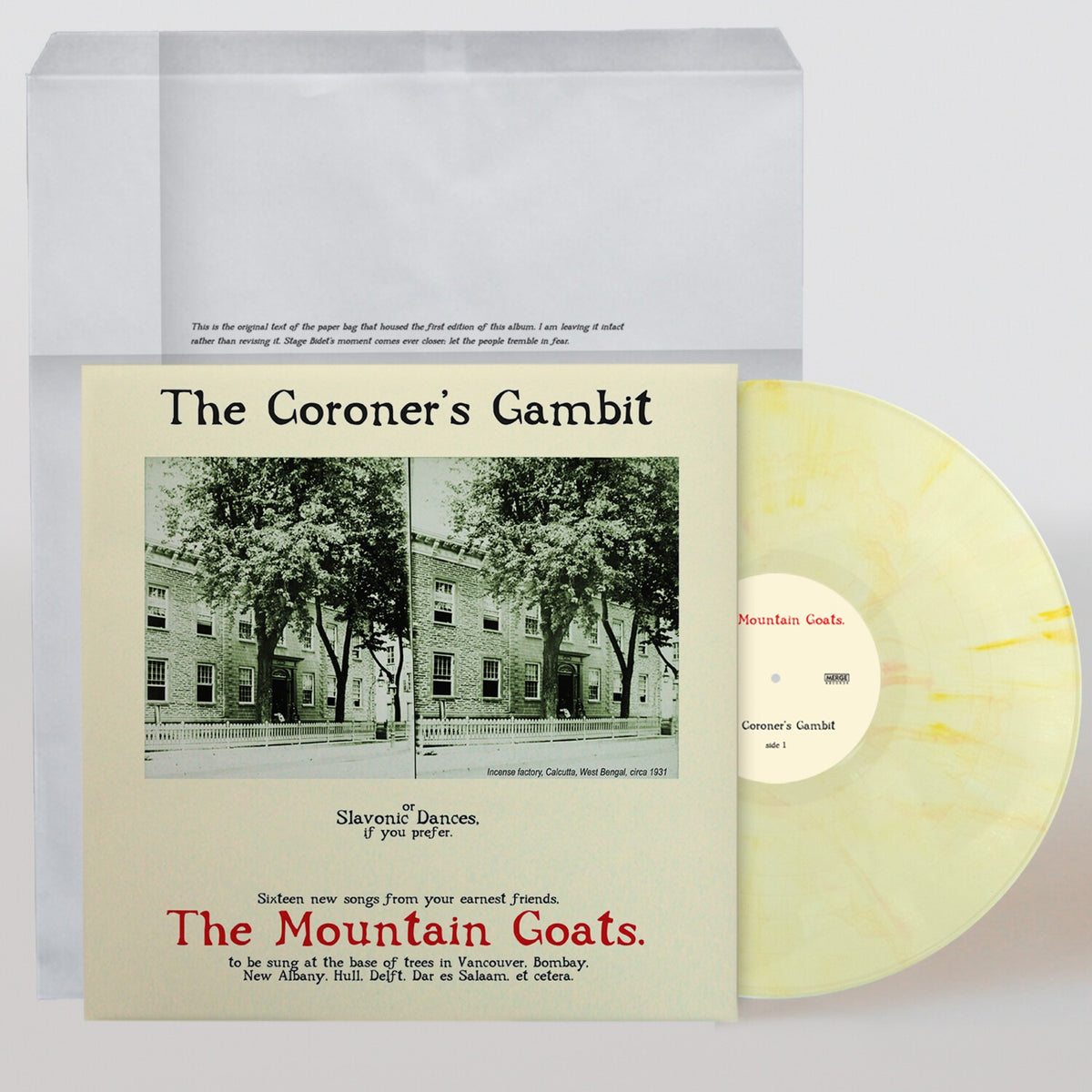 Coroner's Gambit (Kandy Korn Hybrid Yellow LP Vinyl)