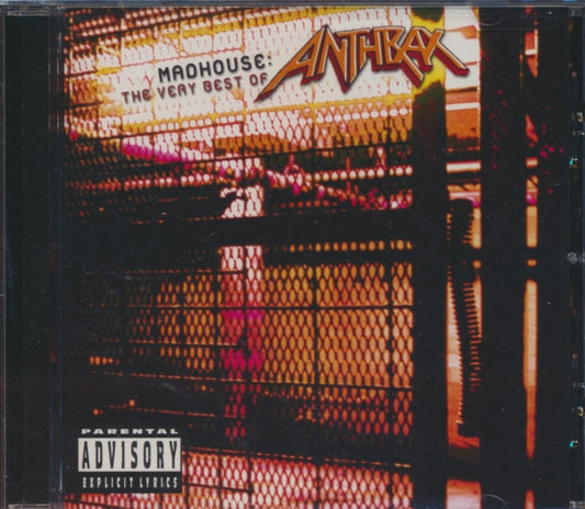 Product Image : This CD is brand new.<br>Format: CD<br>Music Style: Thrash<br>This item's title is: Madhouse: Very Best Of Anthrax<br>Artist: Anthrax<br>Label: INGROOVES FONTANA / ISLAND<br>Barcode: 731458600428<br>Release Date: 6/26/2001