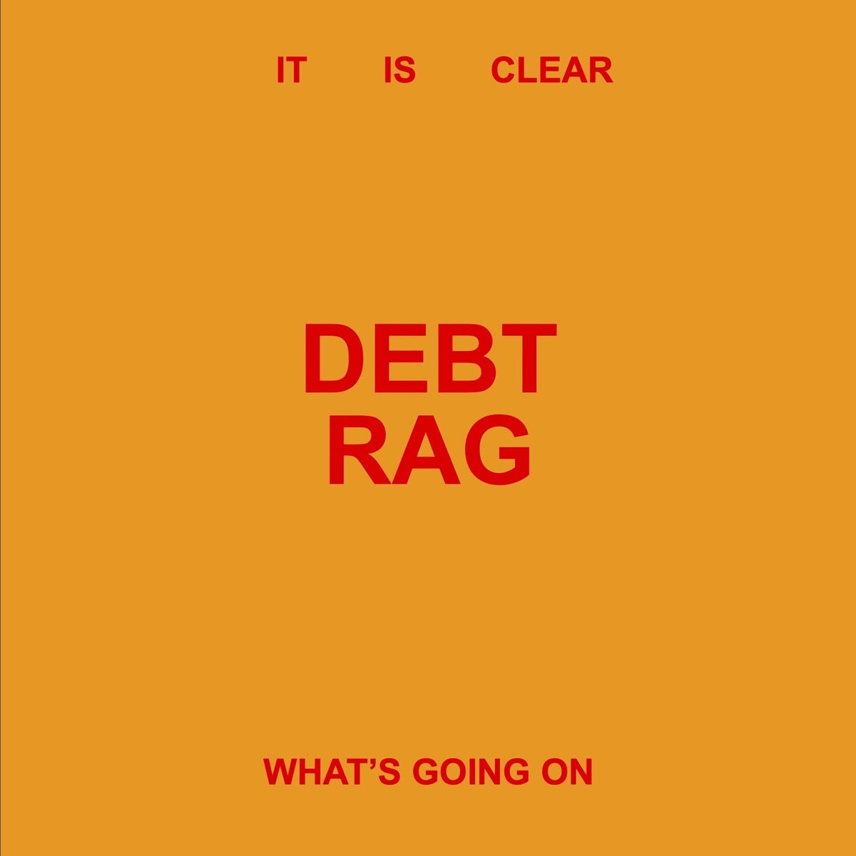 It Is Clear What's Going On