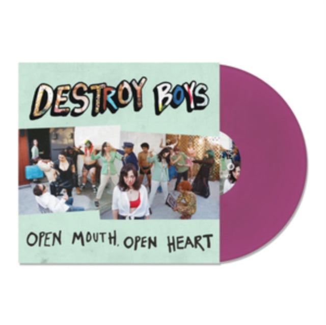 This LP Vinyl is brand new.Format: LP VinylMusic Style: PunkThis item's title is: Open Mouth Open Heart (Purple LP Vinyl)Artist: Destroy BoysLabel: Hopeless RecordsBarcode: 790692673711Release Date: 1/27/2023